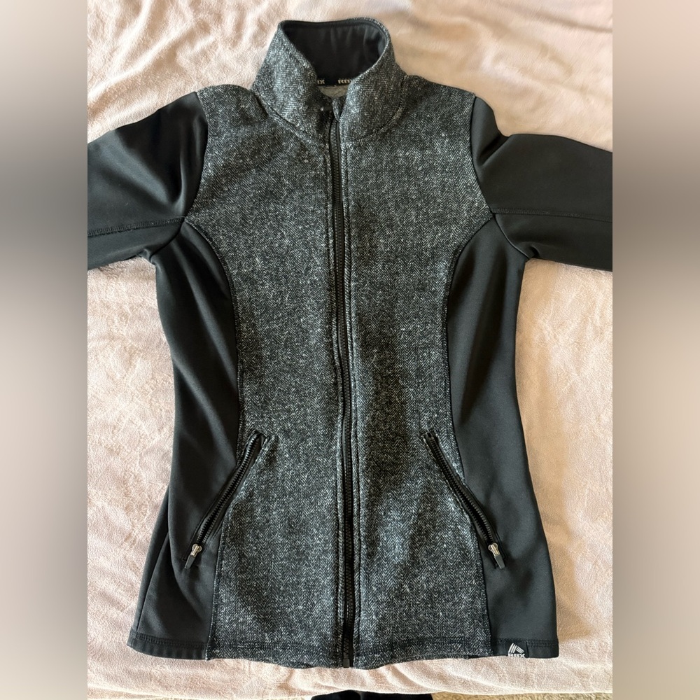 RBX Full-Zip Performance Jacket – Gray & Black – Size Small